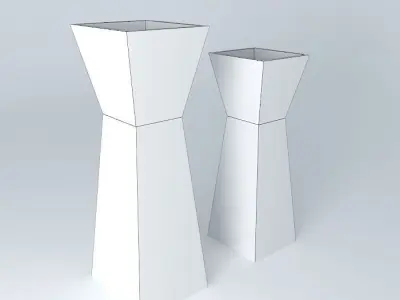 vase, glass Free 3D model