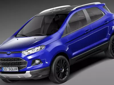 EcoSport 2016 3D model