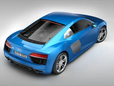 Audi R8 V10 Coupe 2016 3D model