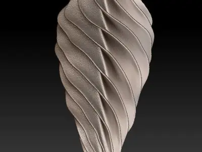 Decorative vases 3D print model buy