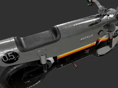 KATALIS EV500 Electric Bike Low-poly 3D model