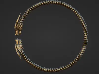 PACK BRACELETS DRAGON 3D print model
