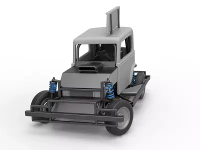 New Zealand Ministock car while turning Scale 1 to 25 3D print model