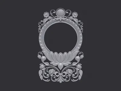 Carved Decor Ornament 3D print model