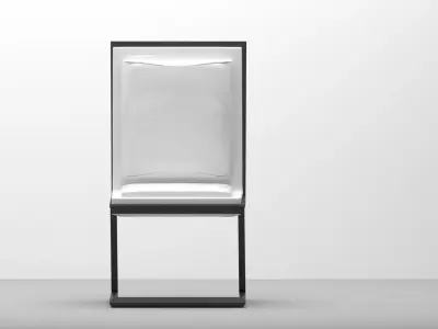Modern Z-Frame Chair 3D Model 3D model