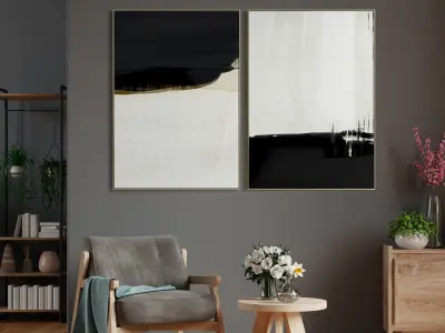 Photo Frame 225 Low-poly 3D model