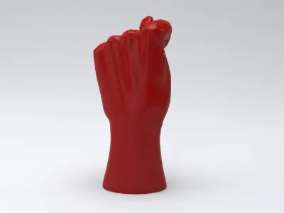 Hand fig printable 3D print model