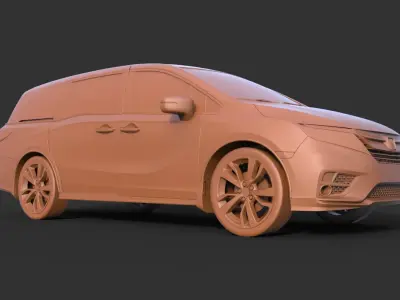 Honda Odyssey 2018 3D print model