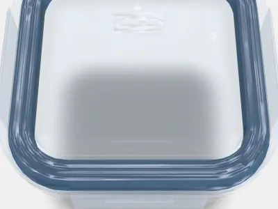 IKEA 365 Food container with lid Low-poly 3D model