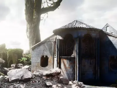 old house blender Free 3D model