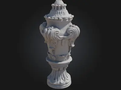 Antique Elegance  Timeless Beauty in Classic Craftsmanship 3D model