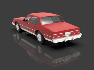 Chevrolet Caprice Classic 1977 4 Door RC  car 3D print model