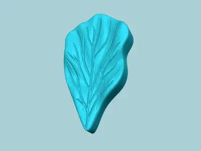 Hibiscus Flower Petal 01 - Moulding Artificial Craft 3D print model