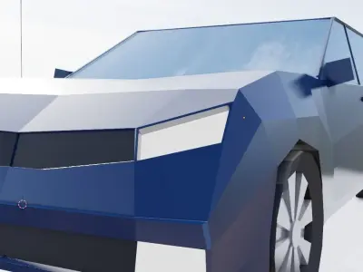  Low poly Race car 3D model