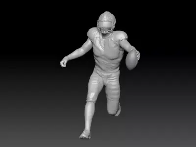 nfl run touchdown 3D print model