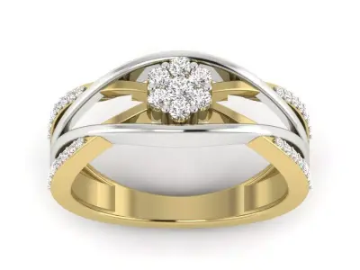 Women ring 3dm Render details 3D print model