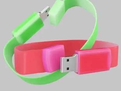 Sport Bracelet Style USB Blender Free 3D model