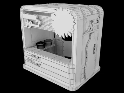 Booth Exhibition Stand a436b 3D model