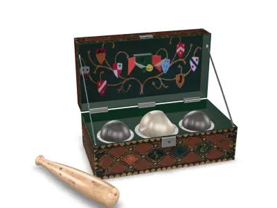 Quidditch set animated  3D model