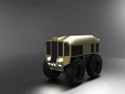 Car Bitfeet Low-poly 3D model