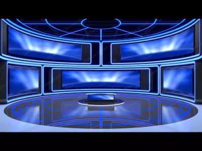 Virtual studio 3D model