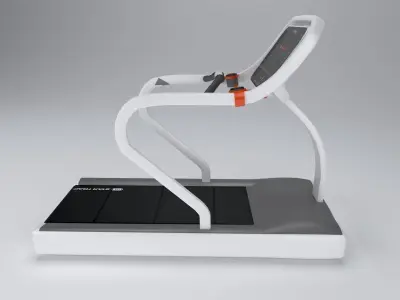 Star trac treadmill low poly Low-poly 3D model