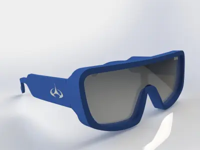 Evoke Amplifier Sunglasses shield 3D model