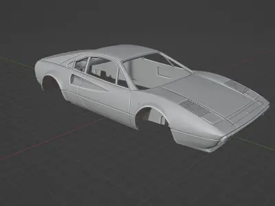 Ferrari 308 GTBM 3D print model