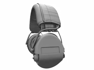 Active Headphone Msa Sordin Supreme Pro X - High Poly 3D model