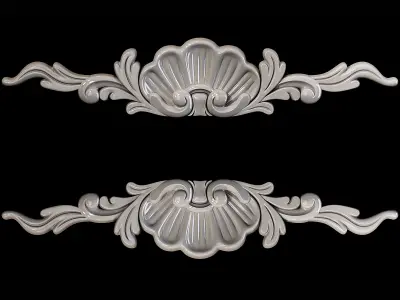 Classic carved 007 3D model