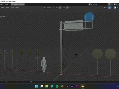 Traffic Signs Free 3D model