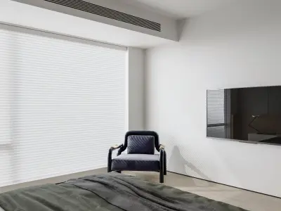 Bedroom interior scenes 3D model 7