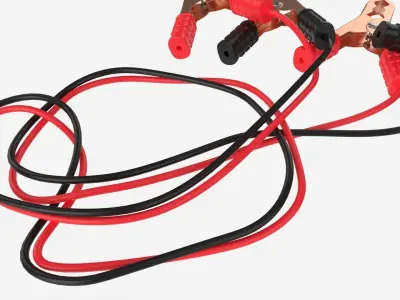 Car Battery Jumpers 3D model