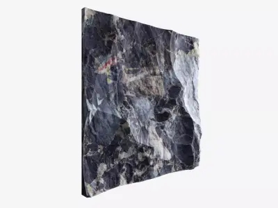 127-RockPanel rock wall art 3D model