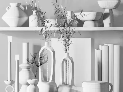 Decorative set014 3D model