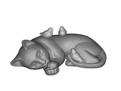Bagley Animal Figurine 3D model