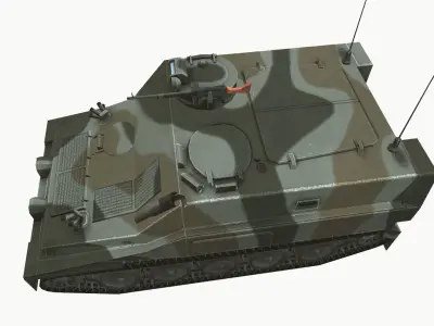 FV105 Sultan Low-poly 3D model