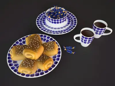 Finnish decor 3D model