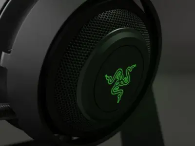 Razer Kraken V2 Headphones 3D model