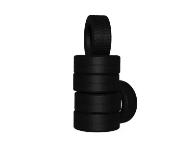 Car Tires Free 3D model