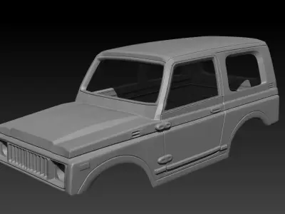 Suzuki samurai stl 3D print model
