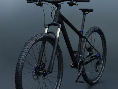 MTB CUBE AiM SL in 4 colors 3D model