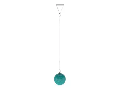 Athletics Hammer Throw Wire With Handle 3D model