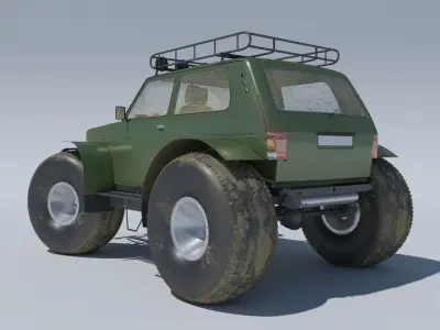 Lada Niva Marsh 1922 3D model