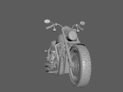 harley davidson v rod 3D model