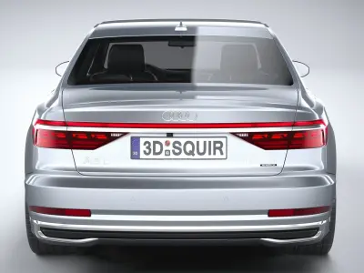 Audi A8L 2022 3D model