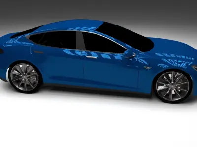 Tesla Model S P85 3D model