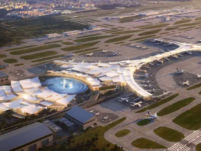 China International Airport Kunming 3D model