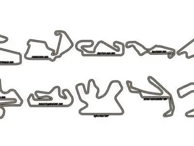 2025 Spanish MotoGP Racing Track 3D print model