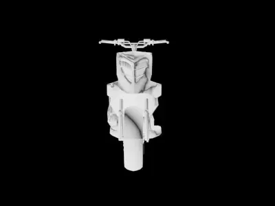 mbk stunt yamaha slider  3D print model
